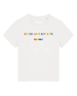 watapparel watapparel T-Shirt Frauen Spread Love not Hate – Produktbild 1 von 1