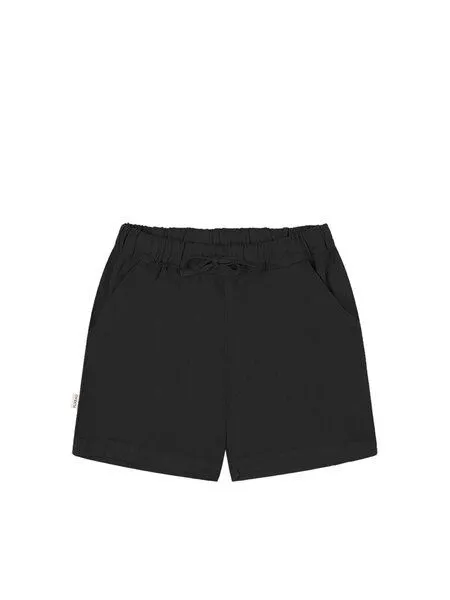 FUXBAU FUXBAU Männer Leinenshorts, Schwarz, – Produktbild 3 von 4