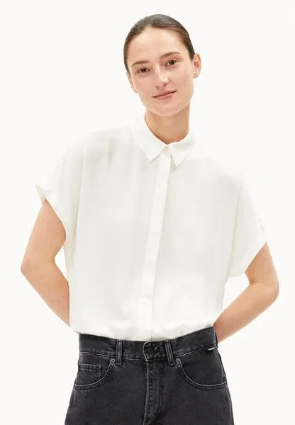 ARMEDANGELS ARMEDANGELS LARISAANA Damen Bluse aus LENZING ECOVERO Viskose, Off white, – Produktbild 1 von 4