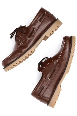 Will's Vegan Store Will's Vegan Store Herren vegan Bootsschuhe Braun – Produktbild 1 von 1