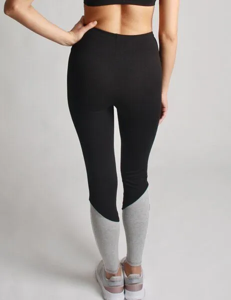 Bodyguard Bodyguard Upcycling Legging, Schwarz/graumelange, – Produktbild 3 von 4