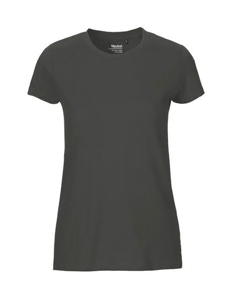 Neutral Neutral® Damen Ladies Fit T-Shirt von Neutral Bio Baumwolle, Charcoal, – Produktbild 1 von 1