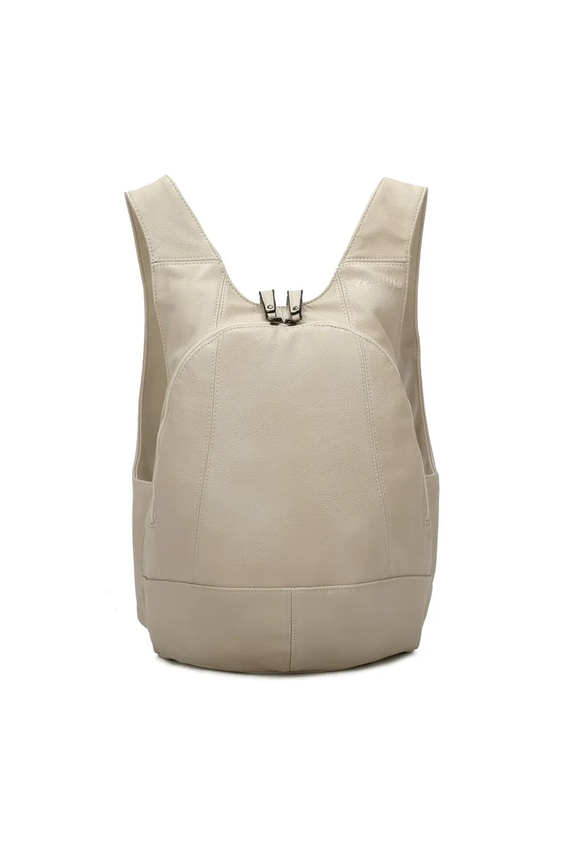 Arsayo Arsayo Damen vegan Rucksack Original L Hellgrau, Grau, – Produktbild 1 von 2