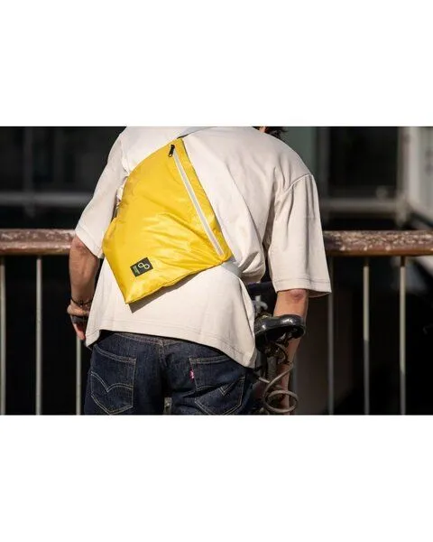 DEMANO DEMANO Musette aus Fallschirmresten, Schwarz, – Produktbild 4 von 4