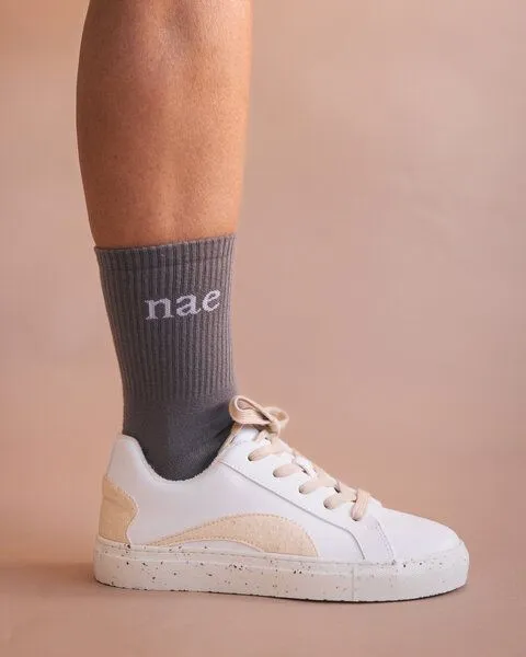 Nae Vegan Shoes Nae Vegan Shoes NAE Animal Friendly Socks, Grey, – Produktbild 3 von 4
