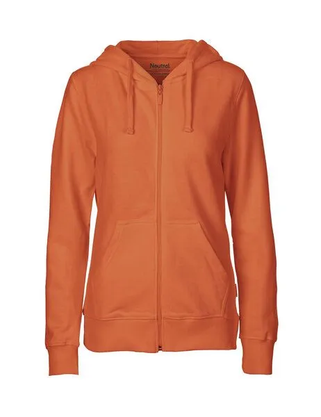 Neutral® - 3FREUNDE Neutral® - 3FREUNDE Frauen Hoodie Zipped, Orange, – Produktbild 1 von 4