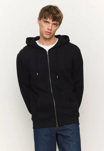 recolution Herren Sweatjacke aus Bio-Baumwolle - BIRCH - recolution, Black (schwarz), – Produktbild 4 von 4