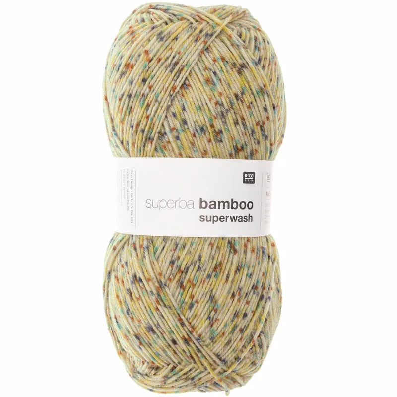 Rico Design Rico Design Superba Bamboo superwash Konfetti Gelb, Konfetti gelb, – Produktbild 1 von 1