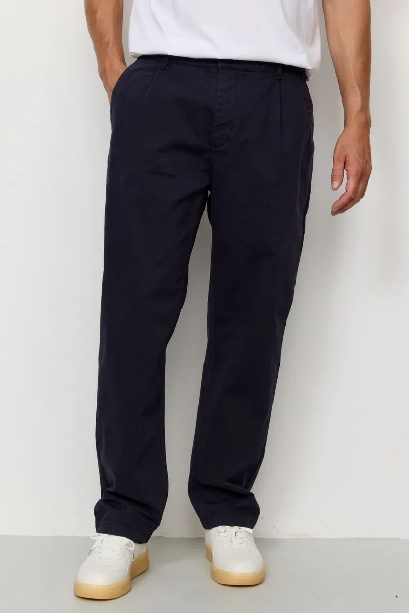 recolution Recolution Herren vegan Chinos Eiche Dunkelmarine, Extra dunkelblau, – Produktbild 2 von 2