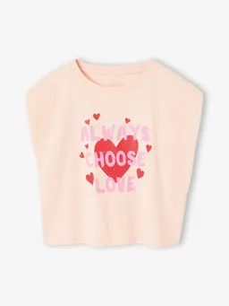 Vertbaudet T-Shirt Mädchen mit Schulterpolstern hell – Produktbild 1 von 1