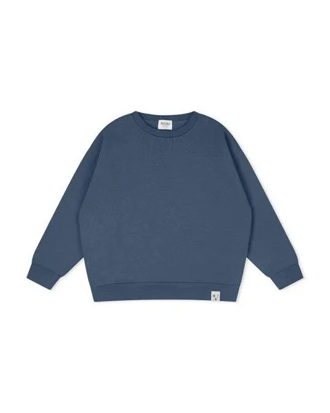 MATONA Matona Sweatshirt für Kinder aus Bio-Baumwolle / Crewneck Sweatshirt, Sail blue, – Produktbild 3 von 3