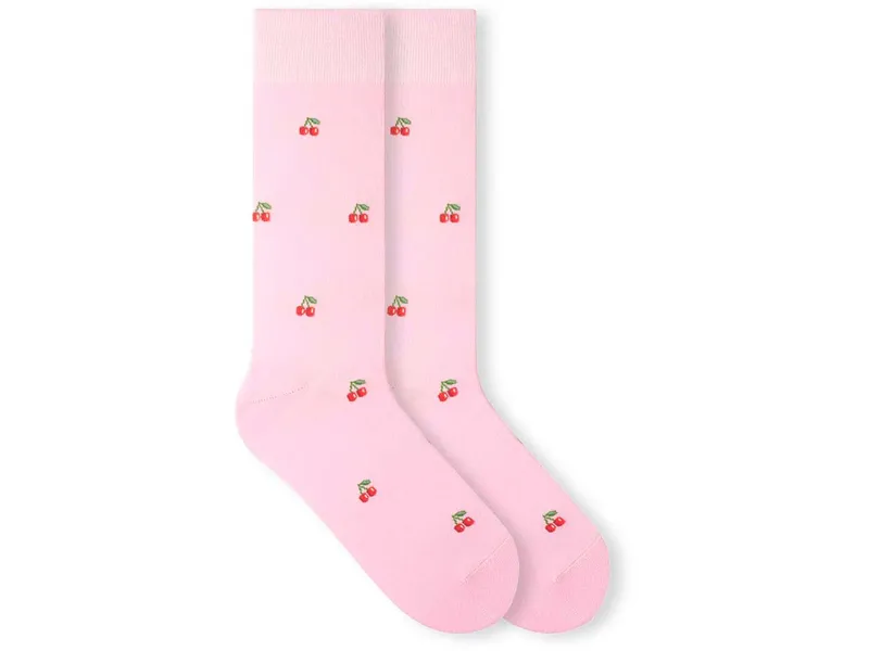 von Jungfeld von Jungfeld Bio-Socken "Cherry", Rose pink, – Produktbild 1 von 1
