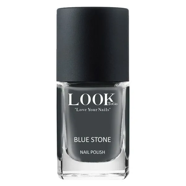 Look To Go Look To Go • veganer Nagellack • SCHWARZ & WEISS • 21-free & PETA approved, Blue stone, – Produktbild 1 von 3