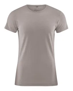 HempAge Hempage Herren vegan T-Shirt Slim Fit Schlammbraun – Produktbild 1 von 1