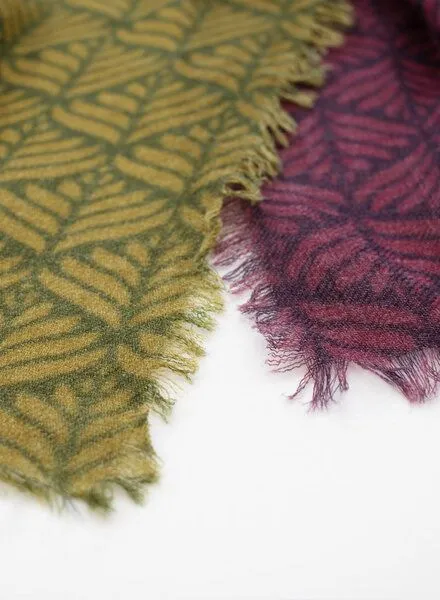 Djian Djian Schal aus Merino-Wolle – LOLA – mulesingfrei, Grün, – Produktbild 3 von 3