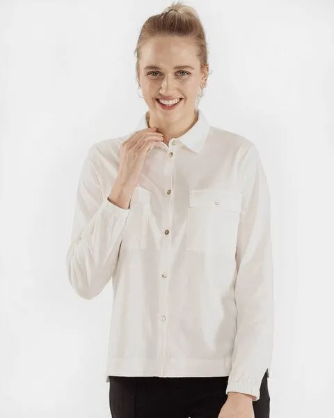 Alma & Lovis Alma & Lovis Hemdblusen-Jacke, White (weiß), – Produktbild 1 von 2