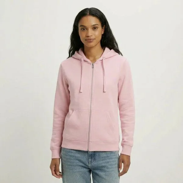 YTWOO YTWOO Everyday Unisex-Sweatjacke – Weich, zeitlos & nachhaltig, Cotton pink, – Produktbild 2 von 4