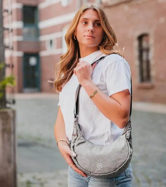 Airpaq Airpaq Moonbag Mini aus Autoschrott, Grau, – Produktbild 4 von 4