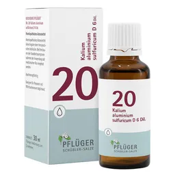 Biochemie Pflüger Schüßler Biochemie Pflüger 20 Kalium alum.sulf.D 6 Tropfen – Produktbild 1 von 1