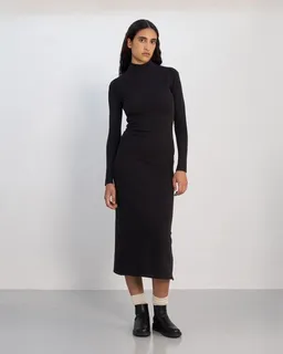 Rotholz Rotholz Geripptes Kleid aus Bio Baumwolle – Produktbild 1 von 1