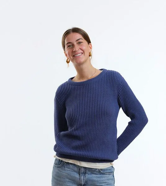Gary Mash GARY MASH Pullover Lamona aus Biobaumwolle, Ultramarin (blau), – Produktbild 3 von 4