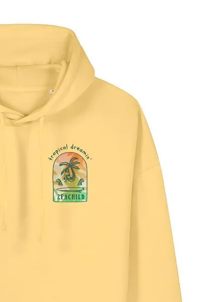 Zeachild Zeachild Bio Cropped Sweater Damen - Tropical Dreamin' – Produktbild 3 von 3