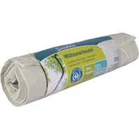 Secolan Secolan Mülleimerbeutel 20l, 25 St. weiß 48 x52 cm – Produktbild 1 von 1