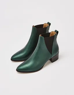 NINE TO FIVE NINE TO FIVE #brygge - Chelsea Boot mit Blockabsatz aus Bioleder – Produktbild 1 von 1