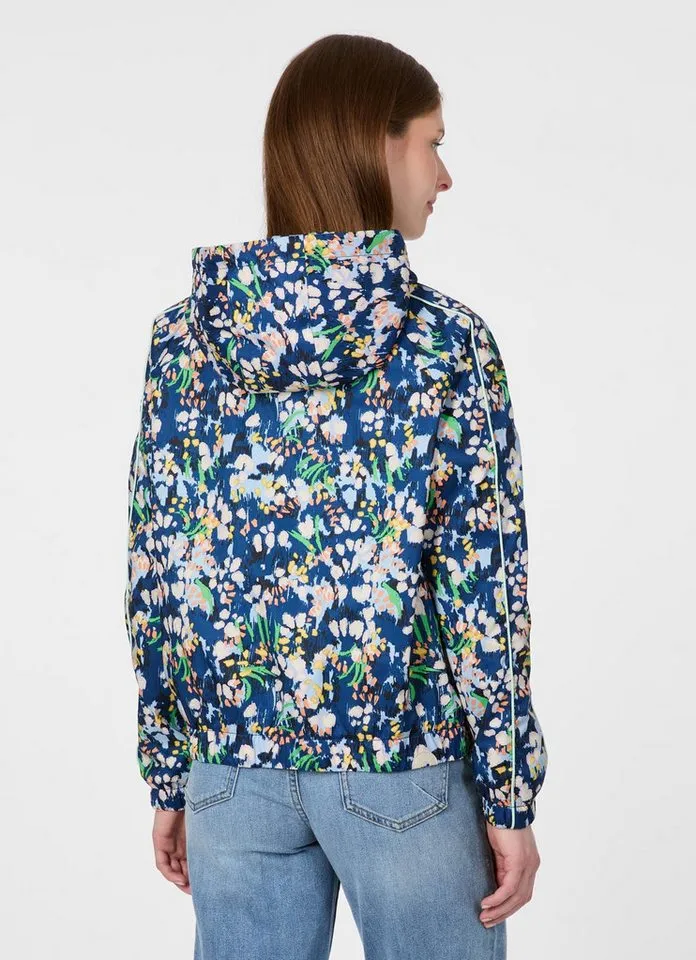 ragwear ragwear Allwetterjacke ANDRIN PRINT Aus dünnem, wasserabweisendem Material mit Print und Kontrastdetails, Blau, – Produktbild 2 von 3