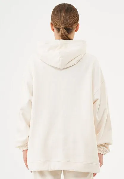 ORGANICATION ORGANICATION ESSENTIALS-HANDE- Soft Touch Oversize Hoodie aus Bio-Baumwolle, Off white, – Produktbild 4 von 4