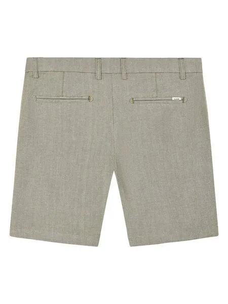 KnowledgeCotton Apparel KnowledgeCotton Apparel Shorts Chuck Regular Twill, Burned olive, – Produktbild 2 von 3