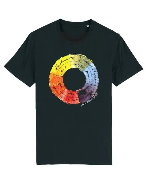 UNIPOLAR UNIPOLAR Kunst T-Shirt | Farbenlehre, Black, – Produktbild 2 von 8