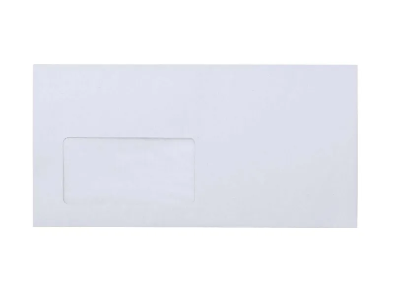 Memo 100 memo Briefumschläge 'Recycling Plus' DIN lang, mit Haftklebung u. Fenster 80g – Produktbild 1 von 1
