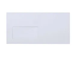 Memo 100 memo Briefumschläge 'Recycling Plus' DIN lang, mit Haftklebung u. Fenster 80g – Produktbild 1 von 1