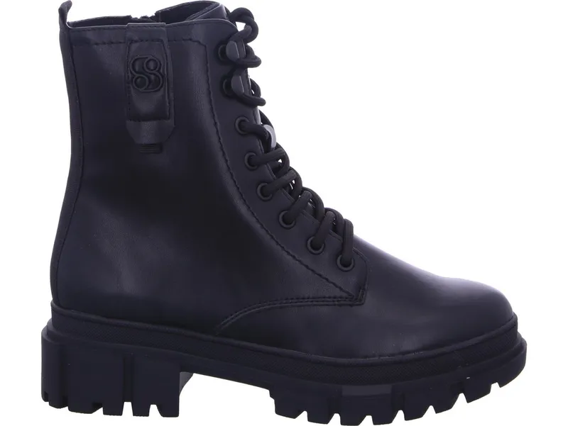 s.Oliver s.Oliver Schnürboots 100% vegan, Schwarz, – Produktbild 3 von 7