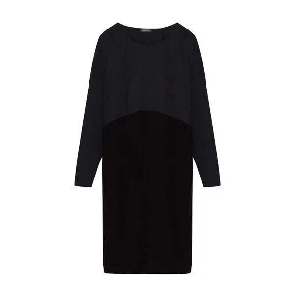 WiDDA berlin WiDDA berlin Jerseykleid ZWO Grau/Schwarz aus Bio-Baumwolle und recycelten Materialien – Produktbild 2 von 2