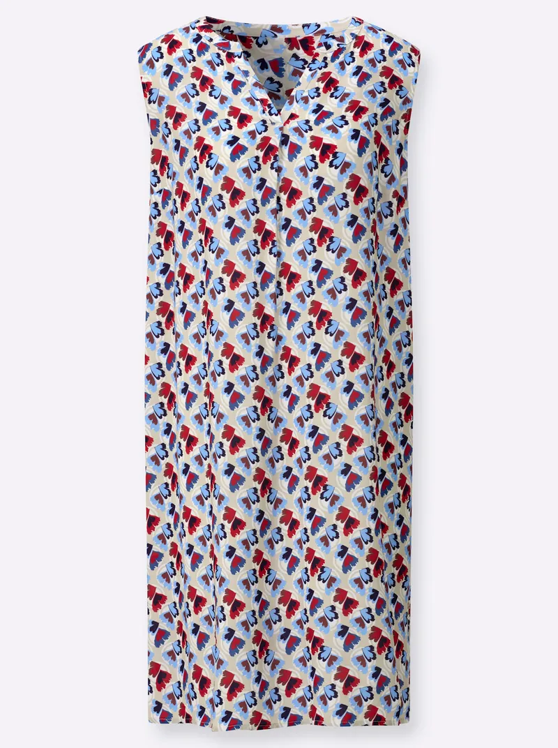 Witt Druckkleid, Himmelblau-erdbeere-bedruckt, – Produktbild 1 von 2