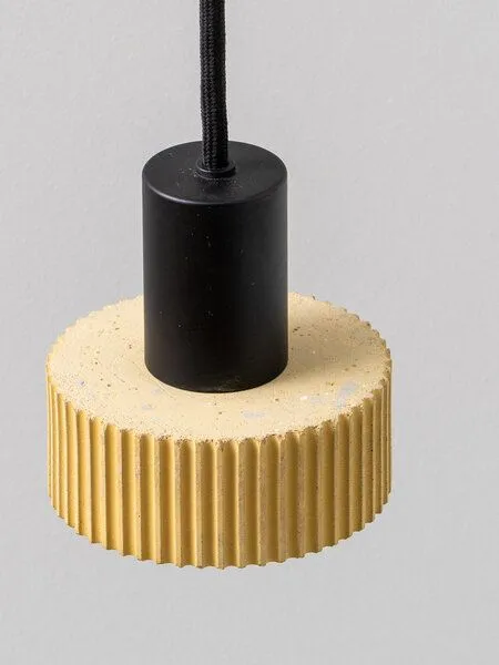 GANTlights Hängelampe plissiert GANTlights S5, Sand, – Produktbild 1 von 4