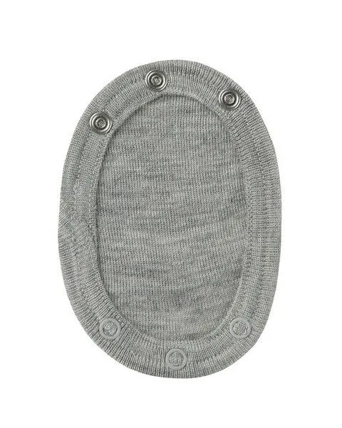 Engel Engel Baby Bodyverlängerung Schurwolle Seide (3er Pack), Feinripp, Graumelange, – Produktbild 1 von 1