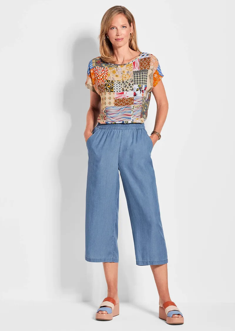 Culotte VERA aus Lyocell - hellblau - Gr. 19 von Goldner Fashion, Blau, – Produktbild 2 von 3