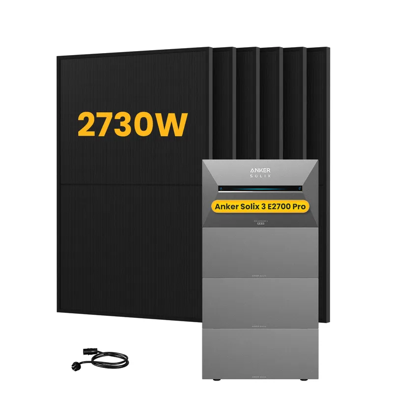 Anker Anker SOLIX Solarbank 3 E2700 Pro Solaranlage, mit 6 x 455W Bifazialen Solarmodulen, by Powerness - 10.8kWh / ohne Zubehör / Standardversand – Produktbild 1 von 1