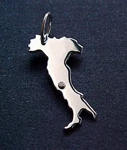 S.W.w. Schmuckwaren S.W.w. Schmuckwaren ITALIEN mit Brillant ( Kettenanhänger ) – Produktbild 1 von 1