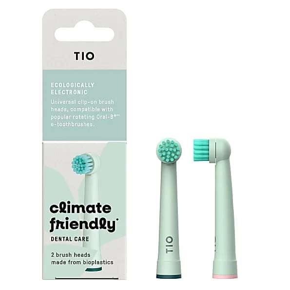 Tio Tio Tiomatik Ersatzköpfe für Oral-B Zahnbürsten Lagoon & Grün – Produktbild 1 von 1