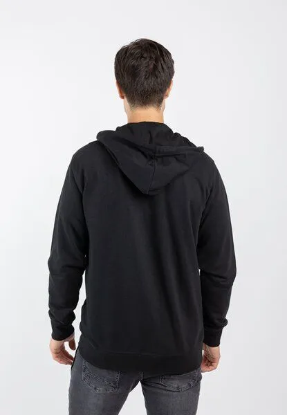 TORLAND TORLAND Basic Zip-Hoodie CONNECTOR, Schwarz (black), – Produktbild 3 von 4