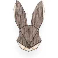 BeWooden BeWooden Brosche aus Holz - Hase | Mode Schmuck – Produktbild 1 von 1