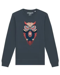 watapparel watapparel Sweatshirt Unisex Colorful Owl – Produktbild 1 von 1