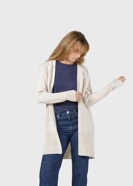 Klitmøller Collective Klitmøller Collective Merino-Strickjacke - Rosemarie knit cardigan - mulesingfrei, Beige (pastel sand), – Produktbild 2 von 4