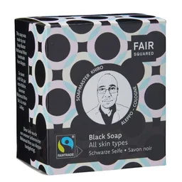 Fair Squared Fair Squared Black Soap - schwarze Gesichtsseife 2x80 Gramm - Soap Bar – Produktbild 1 von 1