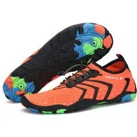 SAGUARO SAGUARO Badeschuhe vegan Barfußschuhe Wasser-Schuhe Surfschuhe Schwimmschuhe, Orange, – Produktbild 1 von 1
