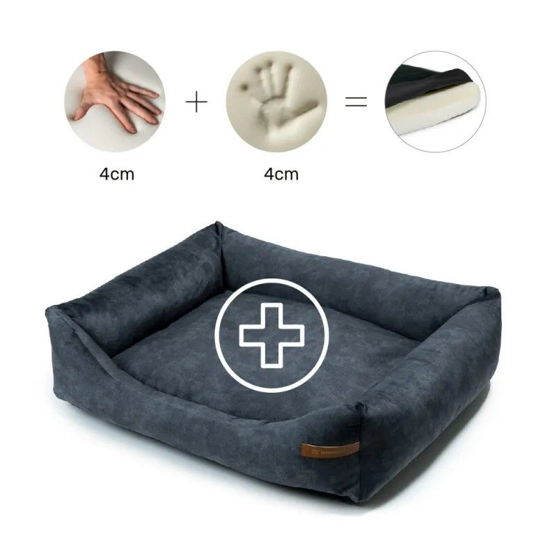 Rexproduct Rexproduct Otto Orthopädisches Hundebett Graphit S-XL L, Graphit/nature, – Produktbild 1 von 2